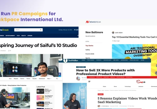 We Run PR Campaigns for BackSpace International