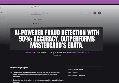 AI-Powered Fraud Detection with 90% Accuracy.