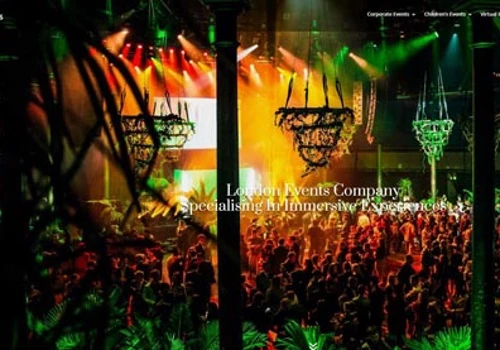 London Event Company Website Build