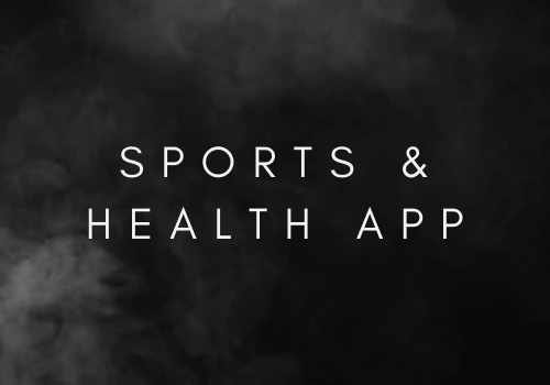 Sports and healthcare mobile app
