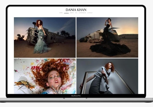 Website Design for Fashion Stylist Dania Khan