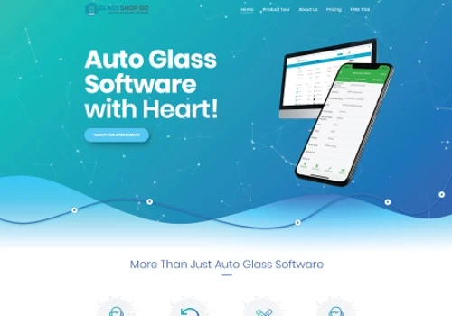 Website for Glass Shop Go