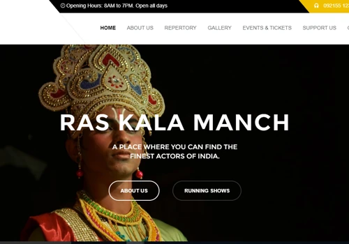 Ras Kala Manch Website Developemt