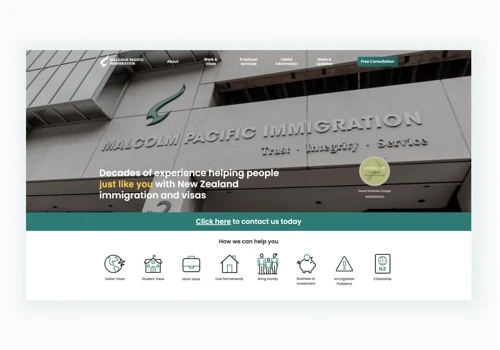 Malcolm Pacific Webflow Build