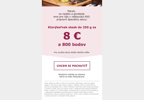 Sophisticated automation in the background of a restaurant campaign (see description)
