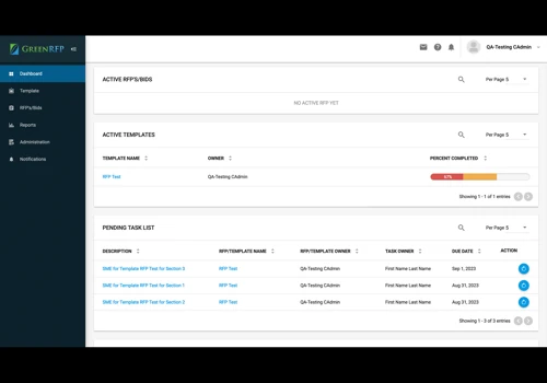A Custom Request for Proposal Platform