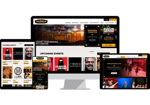 Warner Theatre Logo Design & Website Redevelopment