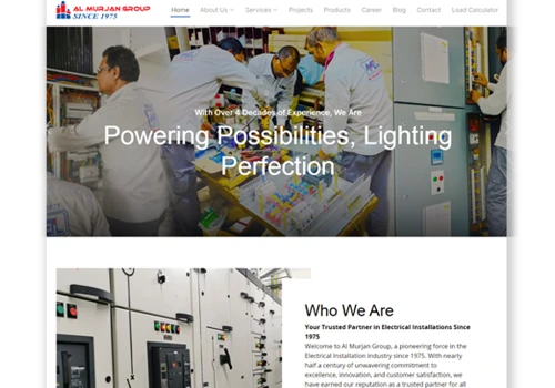 Al Murjaan Website Development