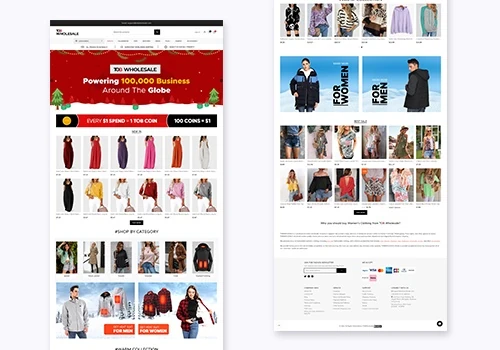 TOB- A customized e-commerce store for fashion.