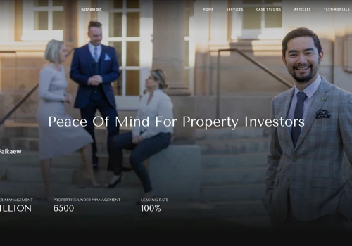 Property management custom website