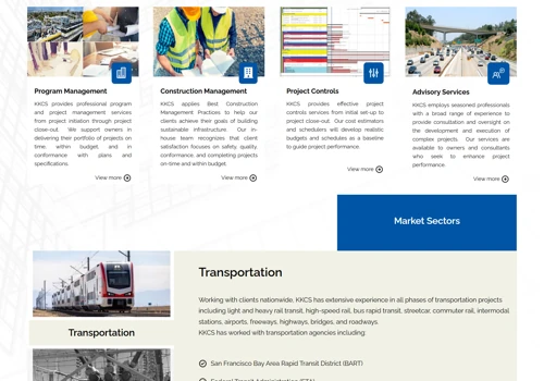 Corporate Website Redesign for KKCS Inc