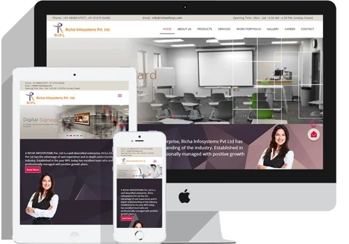 Richa Infosystems Corporate Website