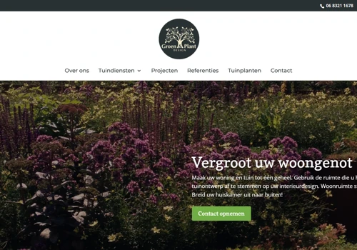 Groenen Plant Design Website Development