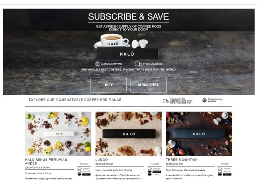 Re-design and Development of Halo Coffee