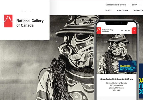 Project with The National Gallery of Canada