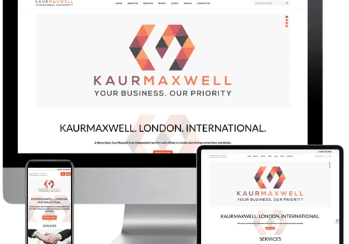 Kaur Maxwell - Law Firm Website Design