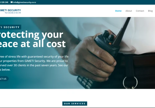 Security Company website