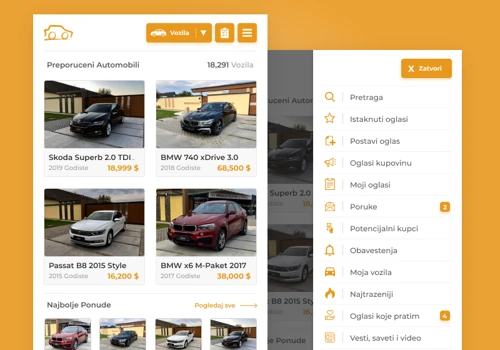 Polovni Automobili - UI/UX Redesign