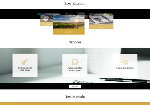 Online Transcriber, translator and interpreter
