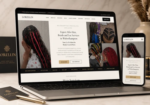 Lorellin Hair & Beauty Website, Booking & more