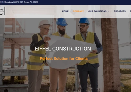 Eiffel Industries – A beautiful website creation
