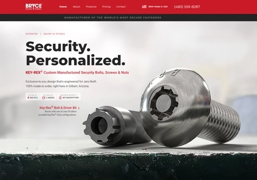 Bryce Fastener Website