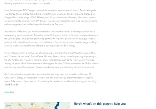 BKV Energy: MMG Marketing Pages