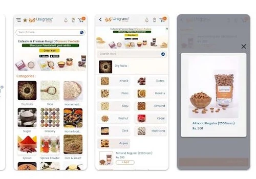 Unigrano: E-commerce Sinlge Vendor App