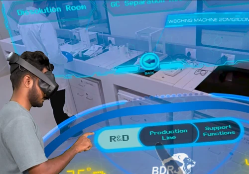 VR Pharmaceutical Factory Walkthrough