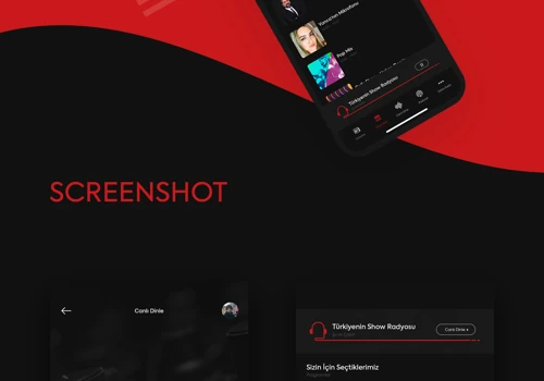 Show Radio App Ui Design