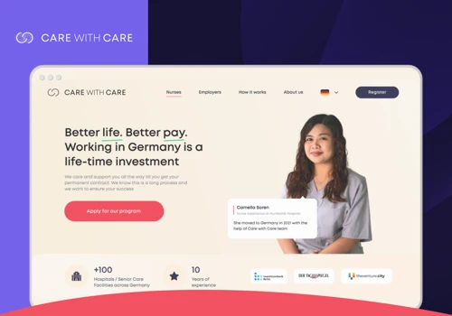 App & Website Design of a Recruiting Platform