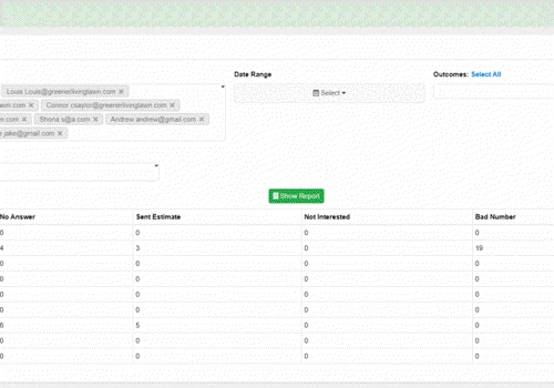 Lawn Care Company Website and Admin Panel