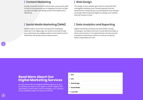 PurpleCup Digital Website