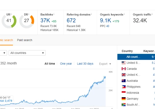 SEO for a worldwide ecommerce business