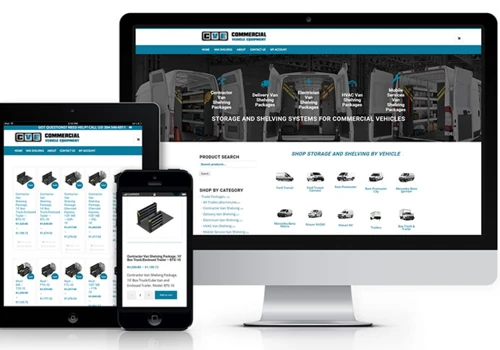 Commercial Vehicle Equipment | eCommerce Website Development & Website Design