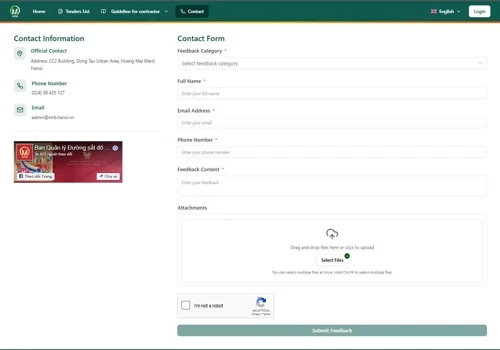Tender Information Portal