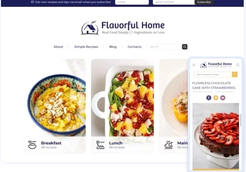Food Blogger Recipe Site