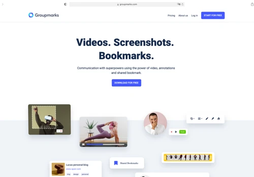 Groupmarks  | Videos. Screenshots. Bookmarks.