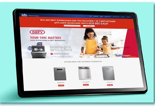 Finish Dishwashers marketing site