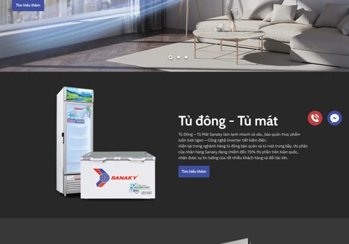 Build a new website for a Manufacturing company