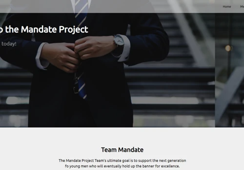 The Mandate Project Website