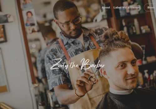 Zooty the Barber Website
