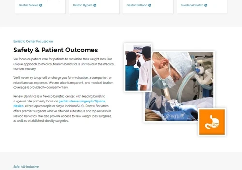 Redesigning project for health sector website
