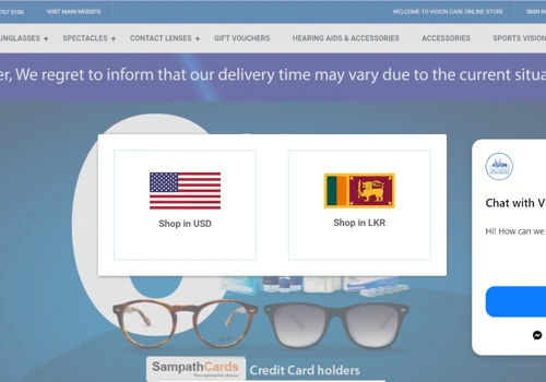 Vision Care Optical Services - Online Store