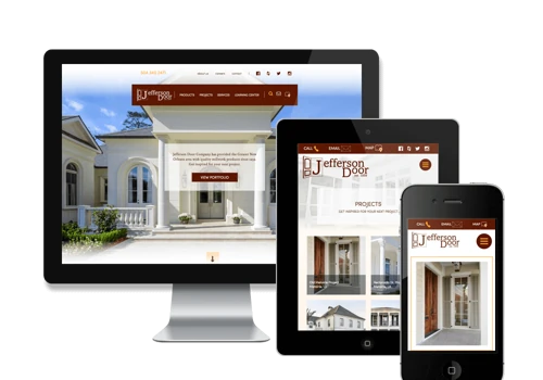 Jefferson Door - Logo, Website, Fleet Graphics and more