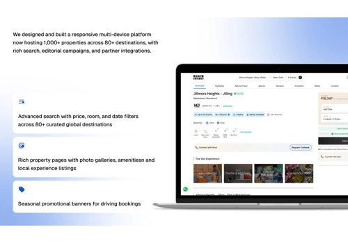 StayVista: Luxury Vacation Rental Platform