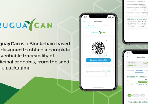 Cannabis blockchain mobile traceability app