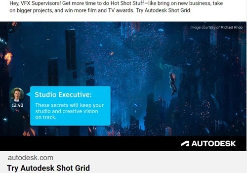 Autodesk Shotgrid Campaign