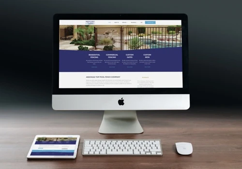 Website Design for Ironman Pool Fence