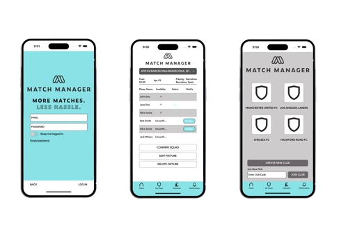 Match Manager - Mobile App